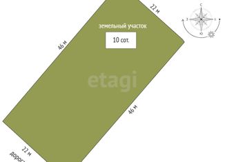 Продам земельный участок, 10.1 сот., село Левадки, улица Кунешли, 49