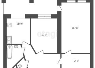 Продается двухкомнатная квартира, 67.4 м2, Самара, проспект Карла Маркса, 17, Железнодорожный район