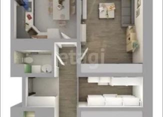 Продается 3-ком. квартира, 81 м2, Казань, улица Рашида Нежметдинова, 11к5, ЖК Светлая Долина