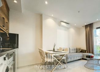 Продам однокомнатную квартиру, 38 м2, Сочи, переулок Рахманинова, 25/10, микрорайон Новый Сочи