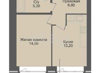 Продажа 2-комнатной квартиры, 41.5 м2, Новосибирск, Красный проспект, 323/2, ЖК Онега