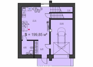 Продам трехкомнатную квартиру, 199 м2, посёлок Расцвет, улица 22 Олимпиады, 2