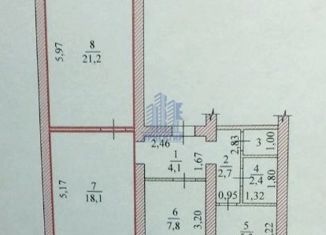 Продаю трехкомнатную квартиру, 62.9 м2, Чувашия, проспект Ленина, 41