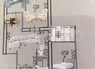 Продается 2-ком. квартира, 74.3 м2, Ставрополь, улица Мира, 334, микрорайон №5