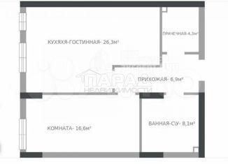 Продается 2-комнатная квартира, 63 м2, Симферополь, ЖК Альфа, улица Воровского, 24А