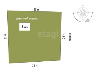 Продажа земельного участка, 8 сот., садоводческое некоммерческое товарищество Берёзка