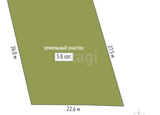 Продается участок, 6 сот., поселок городского типа Джубга, Мостовая улица