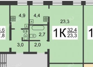 Продам 1-ком. квартиру, 32.4 м2, Нижний Новгород, Травяная улица, 21, Травяная улица