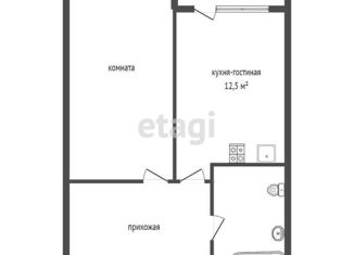 Продается 1-ком. квартира, 41.5 м2, Екатеринбург, Чкаловский район, Широкий переулок, 6