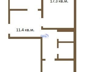 Продается 2-комнатная квартира, 53.3 м2, Чебоксары, улица Гузовского, 15