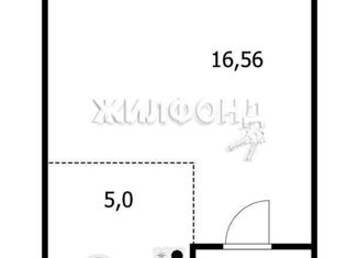 Квартира на продажу студия, 19.5 м2, Новосибирская область, Центральная улица, 1