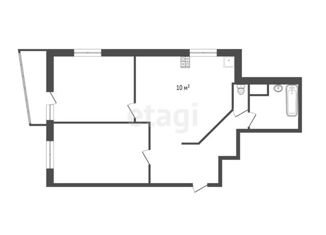 Продаю 2-комнатную квартиру, 57.5 м2, Санкт-Петербург, проспект Кузнецова, 12к1, проспект Кузнецова
