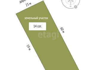 Продаю участок, 14 сот., село Мичурино, Полевая улица