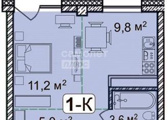 1-комнатная квартира на продажу, 30.65 м2, Улан-Удэ, 142-й микрорайон, 10