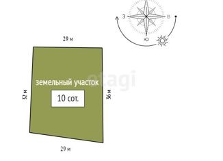 Продажа участка, 10 сот., посёлок Слизнево