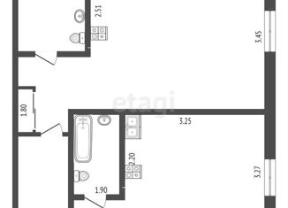 Продажа двухкомнатной квартиры, 40 м2, Москва, улица Олеко Дундича, 21к3, метро Филёвский парк