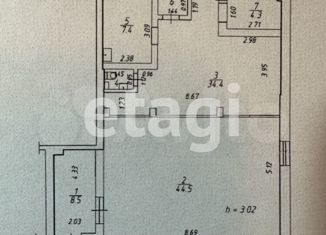 Сдам в аренду офис, 101.8 м2, Красноярск, улица Республики