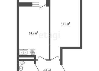 Продается однокомнатная квартира, 41.9 м2, Ростов-на-Дону, улица Нансена, 103/1/6, ЖК Звезда Столицы