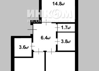 Продам двухкомнатную квартиру, 59 м2, поселение Десёновское, улица Генерала Пилипенко, 1к1