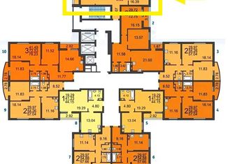 Продаю 2-ком. квартиру, 54.6 м2, Энгельс, улица Маяковского, 44