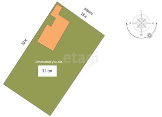 Продаю дом, 93.4 м2, СНТ Искра-1, Солнечная улица