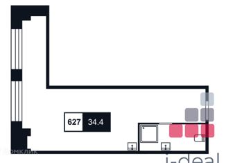 Квартира на продажу студия, 34.4 м2, Москва, Нижегородская улица, 32с15А, Таганский район