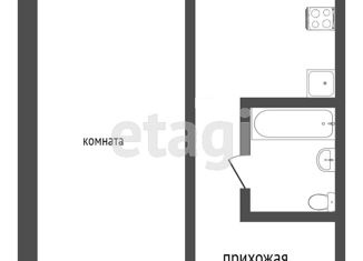 Продаю 1-комнатную квартиру, 22.1 м2, Ярославль, Алмазная улица, 1к3, Заволжский район