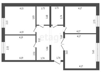 3-комнатная квартира на продажу, 67.7 м2, Красноярск, Шелковая улица, 4А