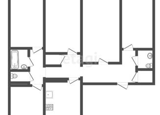 Продается пятикомнатная квартира, 105 м2, Набережные Челны, бульвар Бердаха, 4
