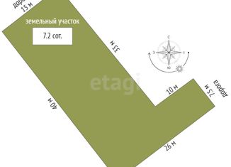 Продам участок, 7.2 сот., дачный массив № 6