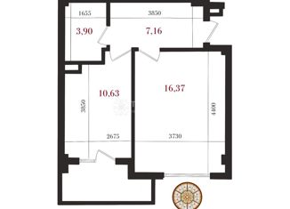 Продажа однокомнатной квартиры, 42.12 м2, Феодосия, Индустриальный переулок, 4