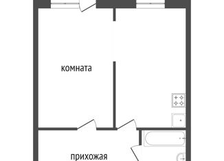 Продается 1-комнатная квартира, 45.2 м2, Красноярск, Свердловский район, Судостроительная улица, 86