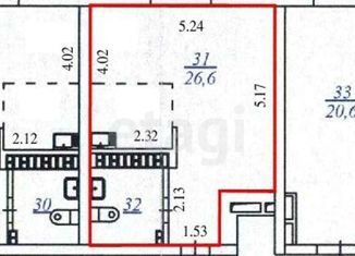 Квартира на продажу студия, 30.9 м2, Екатеринбург, улица Куйбышева, 159А, улица Куйбышева
