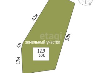 Продается земельный участок, 12.9 сот., территория СОСН Лесная Поляна, Сиреневая улица
