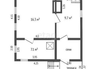 Продается дом, 33.1 м2, село Омутинское, Советская улица, 139