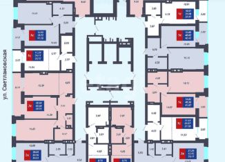 Продается квартира студия, 30 м2, Новосибирск, Светлановская улица, 52/1, ЖК Чкалов