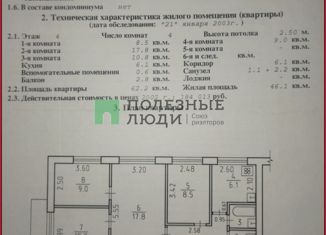 Продается 4-ком. квартира, 62.2 м2, Ижевск, улица Металлистов, 41, Северо-Западный жилой район