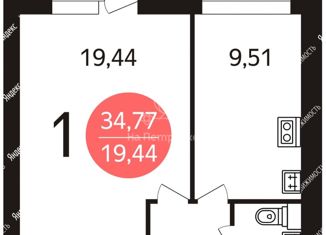 Сдам в аренду 1-ком. квартиру, 39 м2, Москва, Батайский проезд, 43, район Марьино