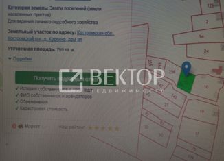 Продается участок, 7.5 сот., деревня Коркино