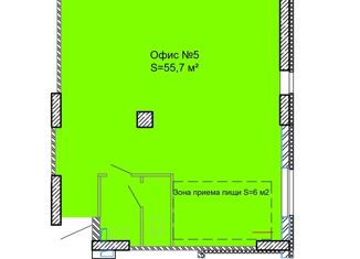 Продам офис, 55.7 м2, Волгоград, Центральный район, улица Пархоменко, 26
