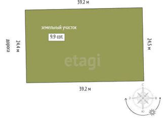 Продаю земельный участок, 10 сот., деревня Речкина