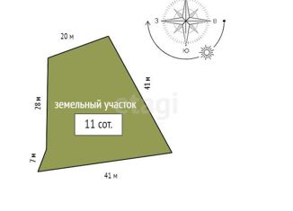 Продается земельный участок, 11 сот., ДНП Гольфстрим