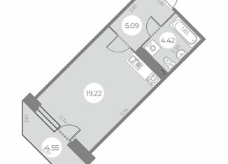 Продам квартиру студию, 30.1 м2, Санкт-Петербург, Красносельский район, улица Маршала Захарова, 8