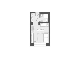 Продам 1-комнатную квартиру, 17.9 м2, Москва, Ленинский проспект, 158, район Тропарёво-Никулино