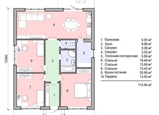 Продается дом, 114 м2, Ростовская область, улица Платова