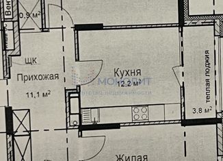 Продажа 2-ком. квартиры, 69 м2, Нижний Новгород, улица Романтиков, 15, ЖК Новая Кузнечиха