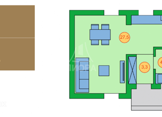 Продаю дом, 54 м2, деревня Давыдовка, Центральная улица