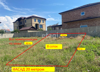 Продам земельный участок, 8 сот., село Витязево, Южный проспект