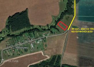 Продам участок, 34 сот., деревня Романцево, 61Н-395
