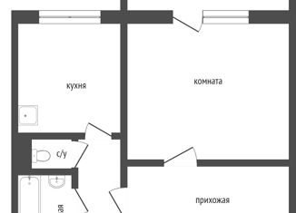 Продажа 1-ком. квартиры, 37 м2, Красноярск, улица Молокова, 10